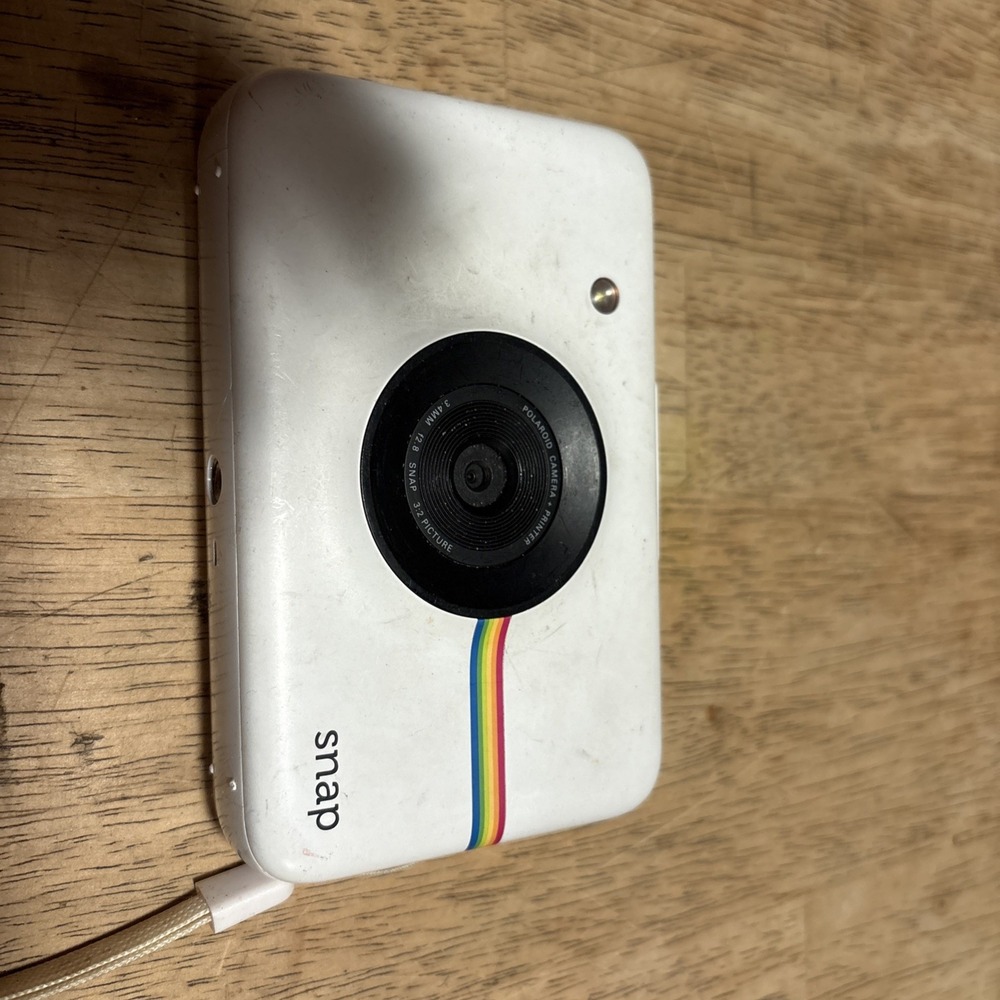 Polaroid Snap 10.0MP Digital Instant Camera White POLSP01W Camera Only